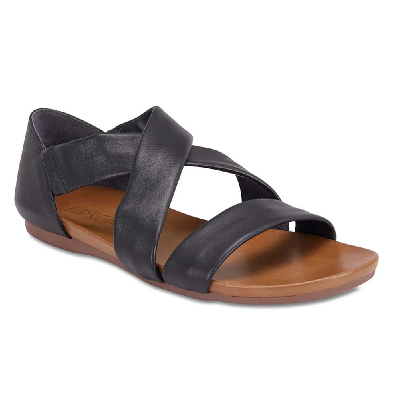 Abel Sandal in Black Leather