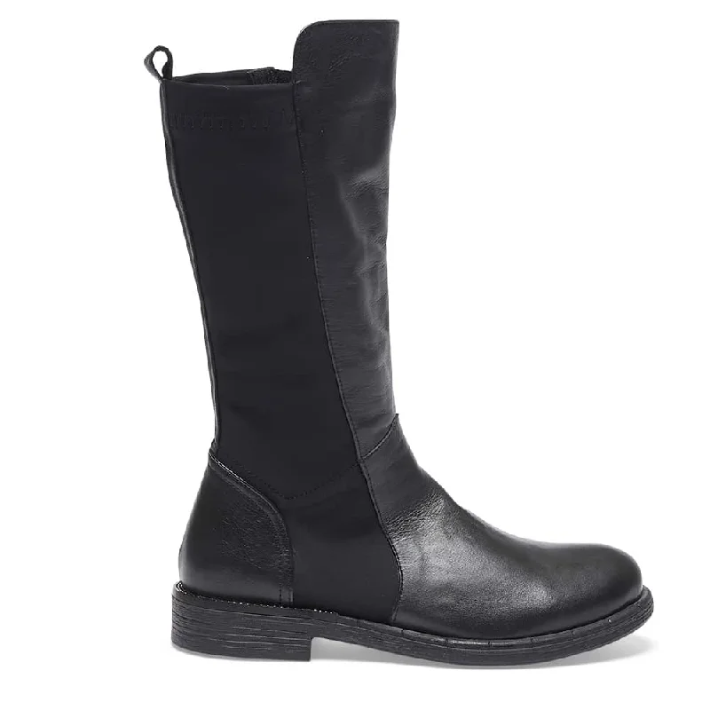 Lawson Boot in Black Leather