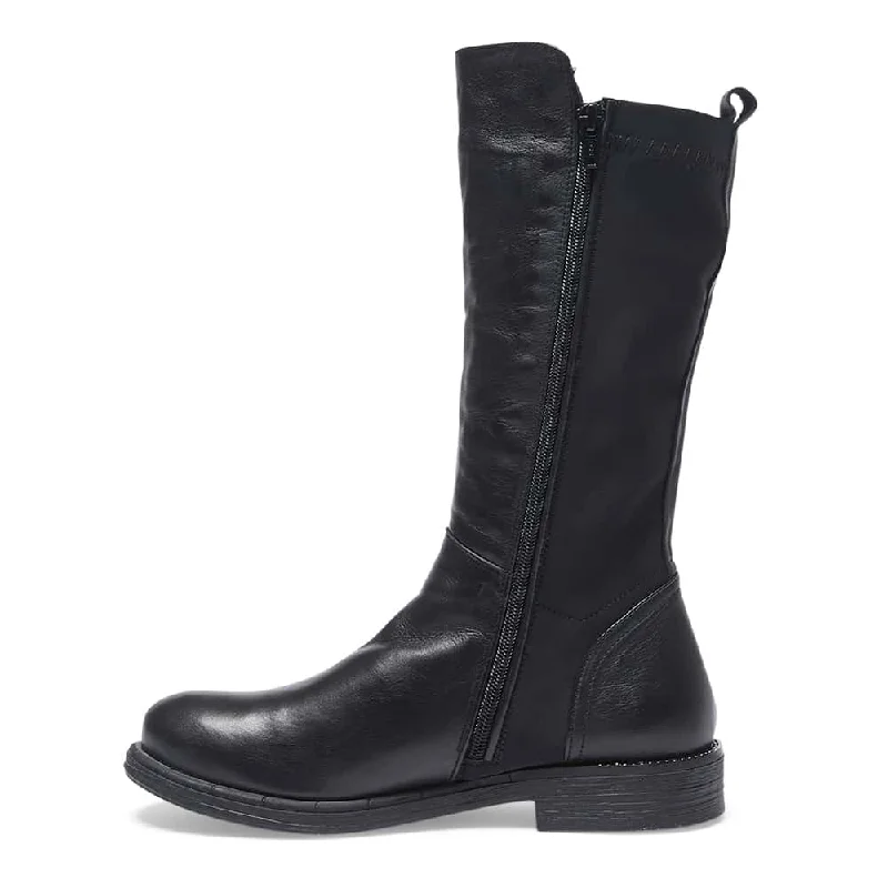 Lawson Boot in Black Leather