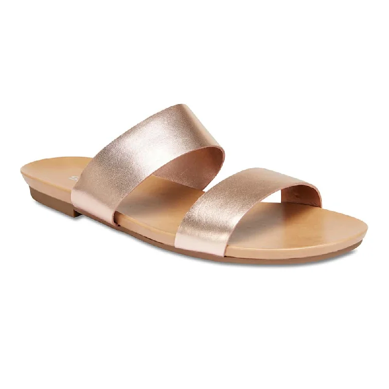 Malibu Sandal in Rose Gold Leather