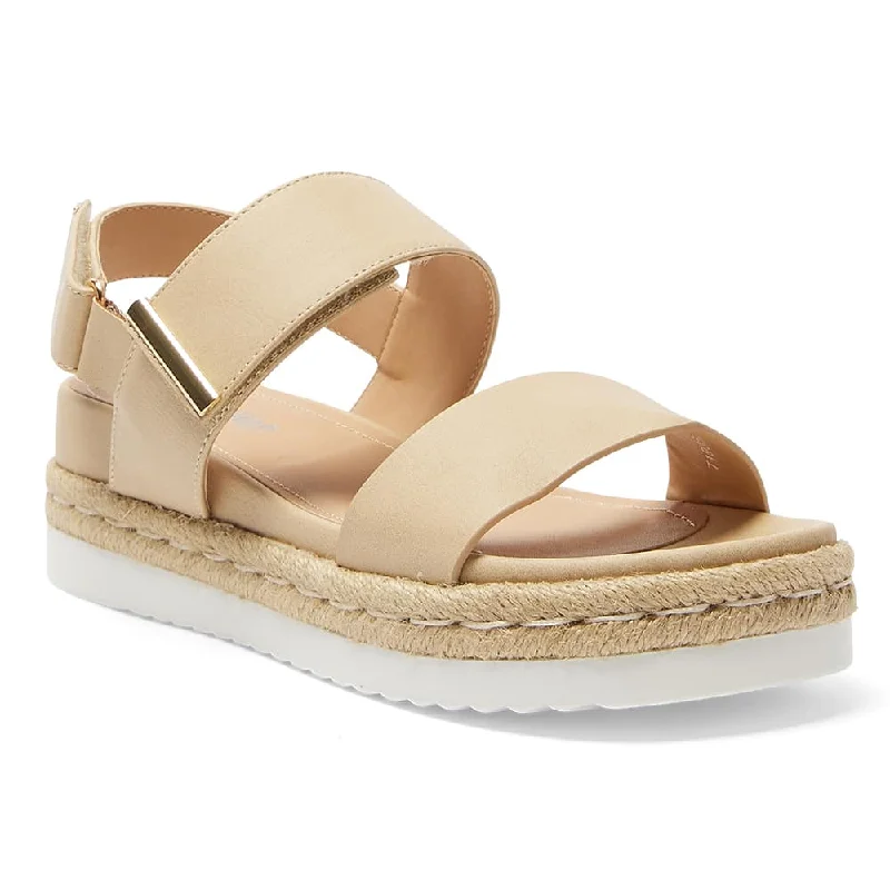 Warner Sandal in Nude Smooth