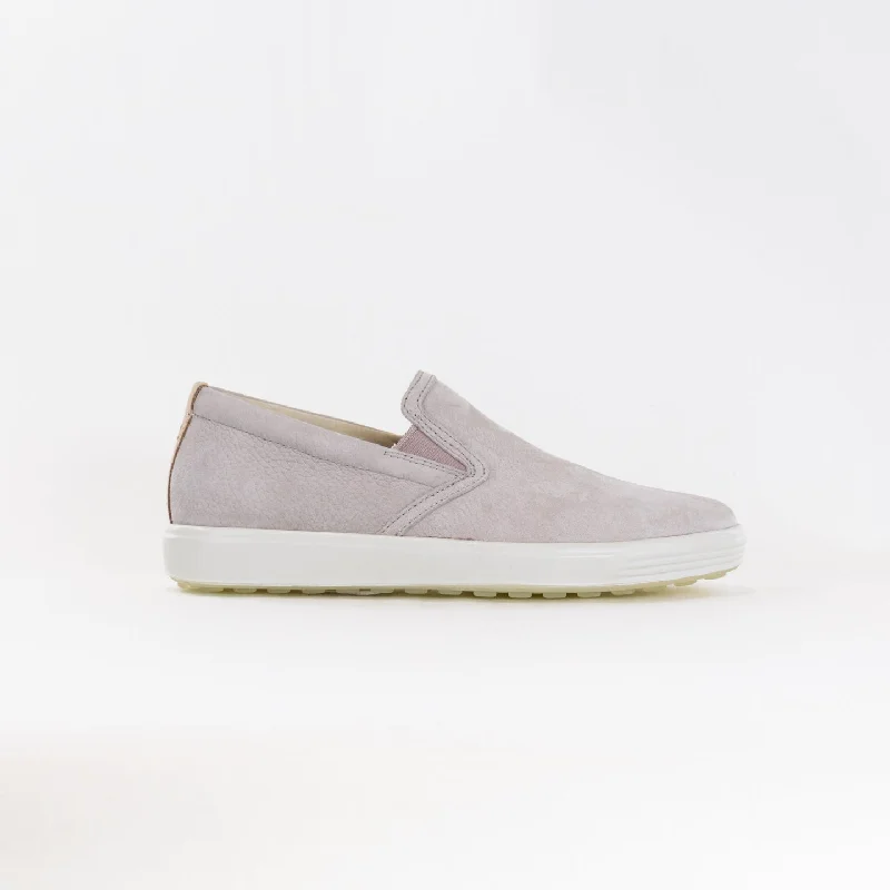 ECCO Soft 7 Casual Slip On (Women's) - Grey Rose/Powder