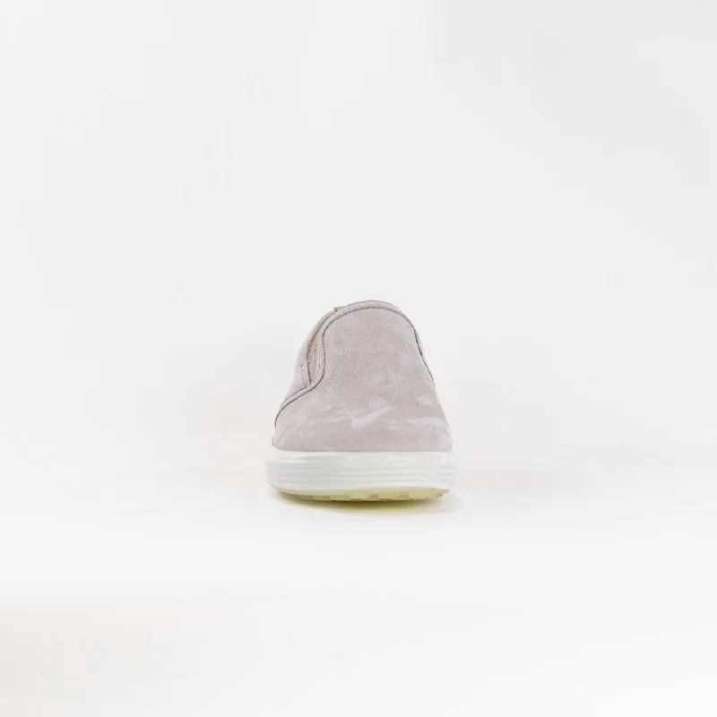 ECCO Soft 7 Casual Slip On (Women's) - Grey Rose/Powder