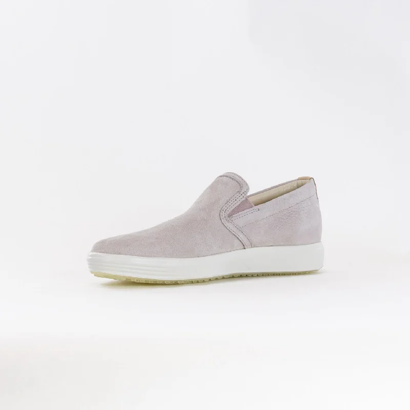 ECCO Soft 7 Casual Slip On (Women's) - Grey Rose/Powder