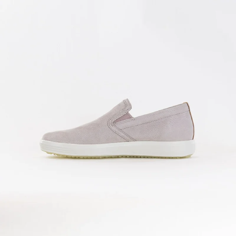 ECCO Soft 7 Casual Slip On (Women's) - Grey Rose/Powder