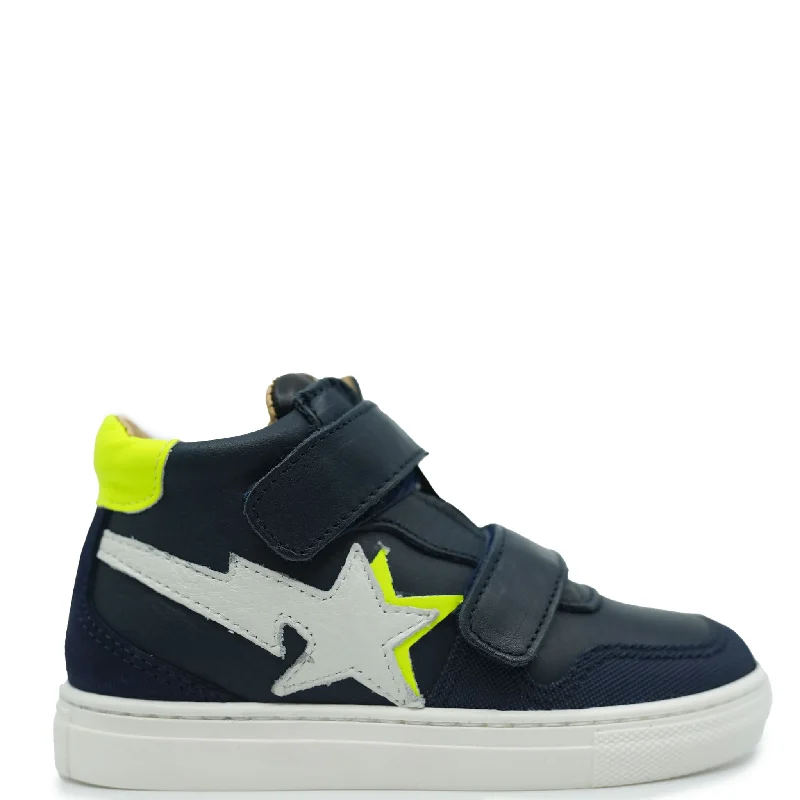 Acebos Navy Star Velcro Sneaker