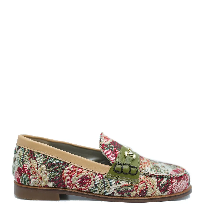 LMDI Jacquard Buckle Loafer