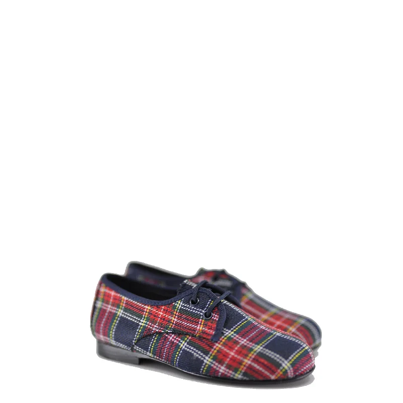 LMDI Scotland Plaid Lace-Up Shoe