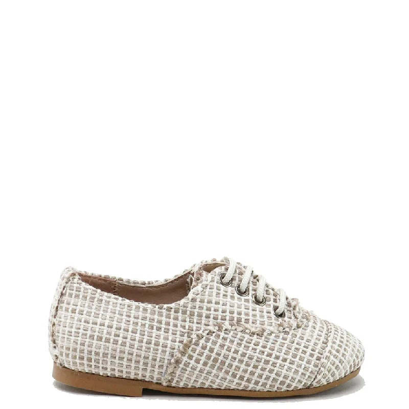 Papanatas Taupe Weave Lace Oxford