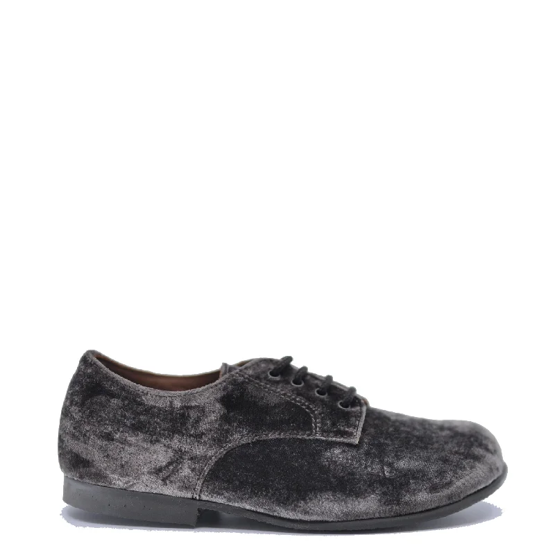 Pepe Gray Velvet Oxford