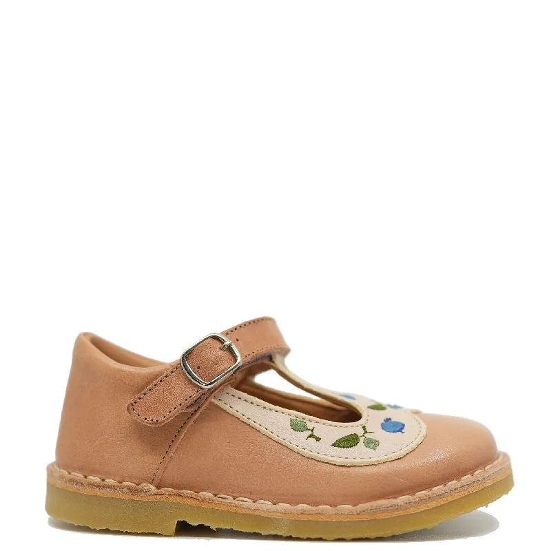 Petit Nord Blueberry Velcro T Strap Shoe