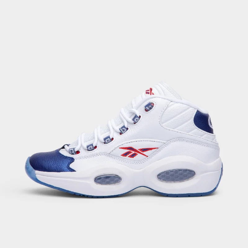 Reebok Question Mid White / Cobalt / White