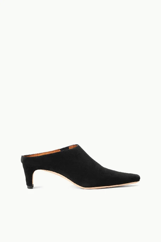 WALLY MULE | BLACK SUEDE