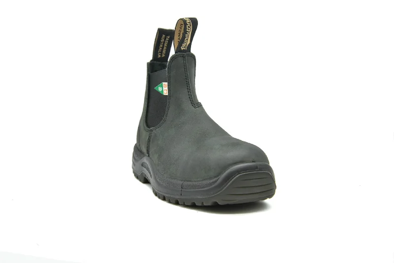 BLUNDSTONE SAFETY 181 Waxy Rustic Black