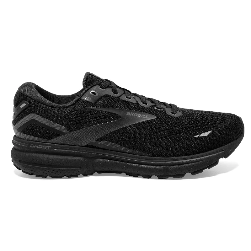 Brooks Men's 110393 020 Ghost 15 Black Black Ebony Cushion Neutral Running Shoes