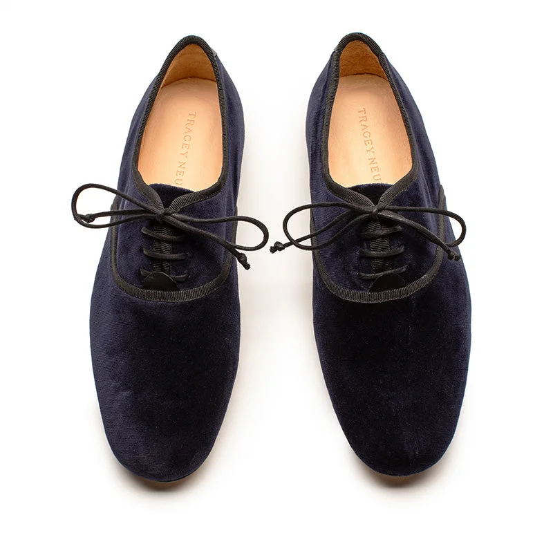 DUTRONC Jay | Navy Velvet Derby