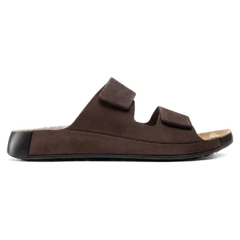 Cozmo Soft Full Grain Leather Men's Slide Sandals