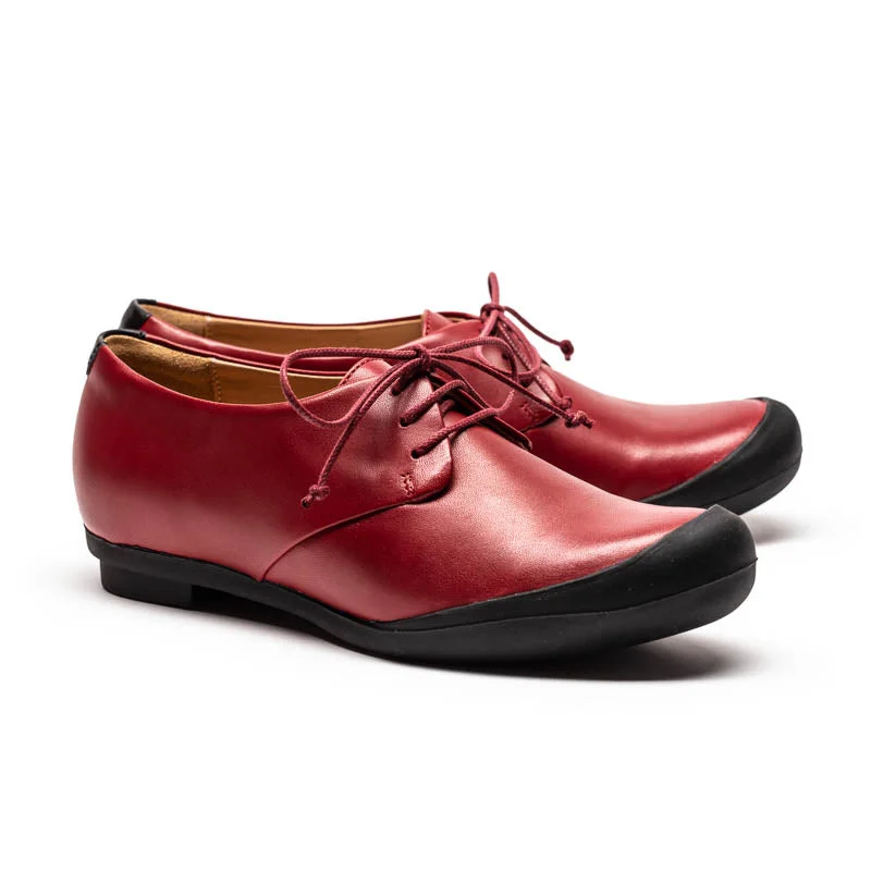 GEEK Deep Red | Leather Sneaker