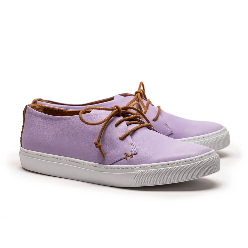 KARL Lilac | Leather Sneaker