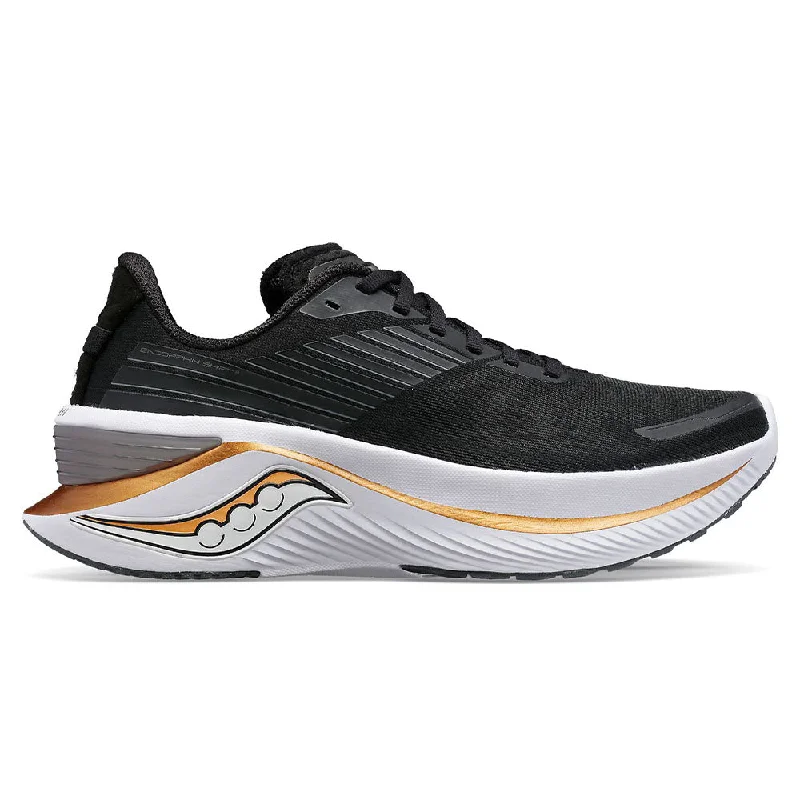 Men's Saucony Endorphin Shift 3, Black/Goldstrck, 12.5 D Medium