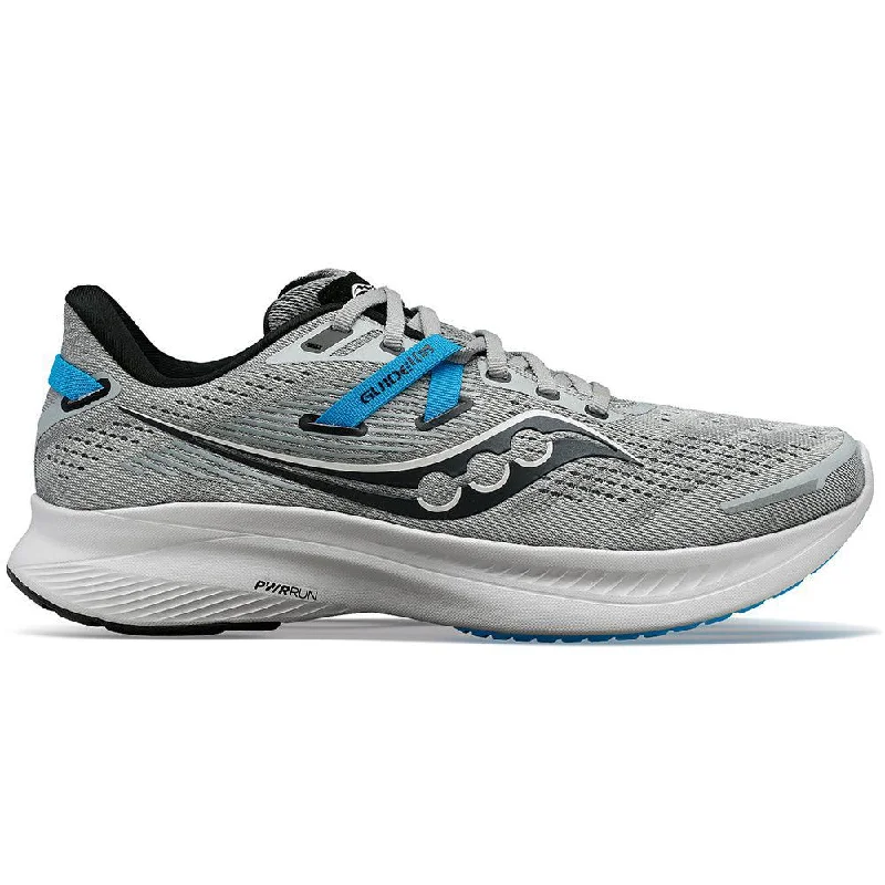 Men's Saucony Guide 16, Concrete/Viziblue, 13 D Medium