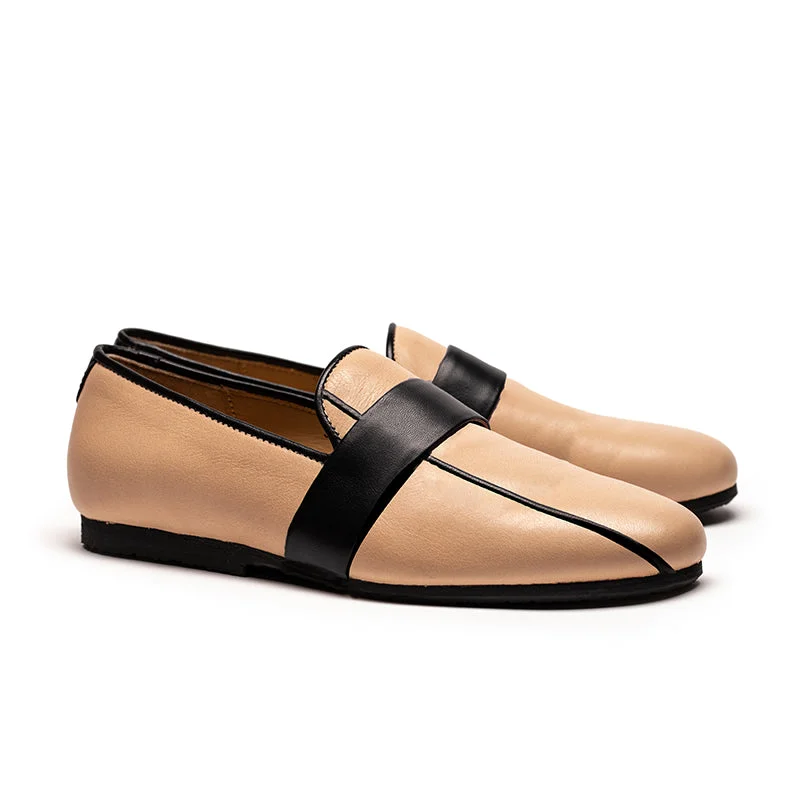 MONDRIAN Neutral | Leather Loafer