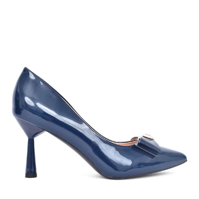 Navy painted Fitzwilliam shoe