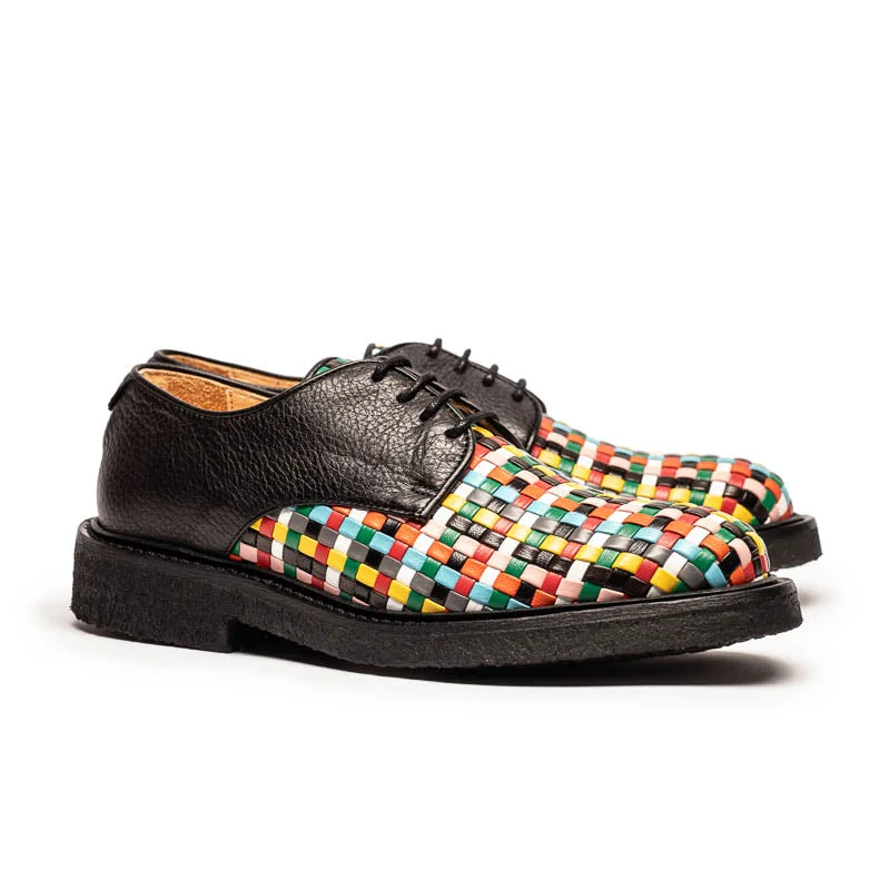 PABLO Carnival | Woven Leather Derby