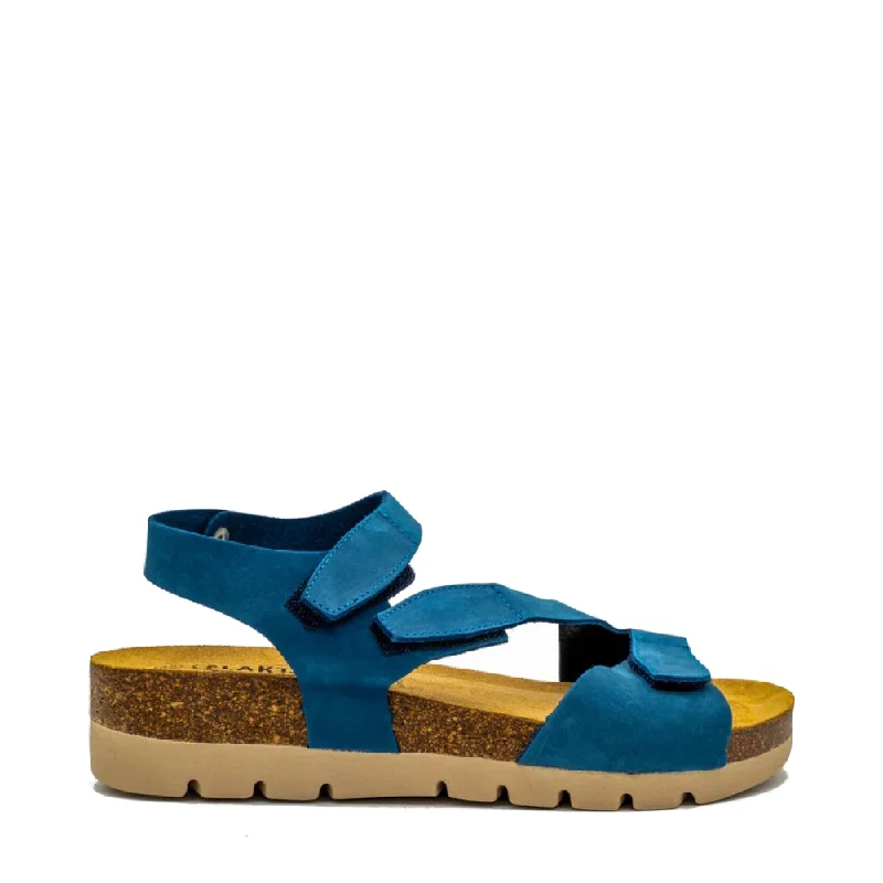 Plakton Women's Jane Sandal in Linea Blue