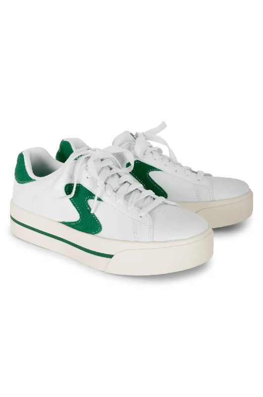 Sneaker | WHITE/GREEN | 185045 AB