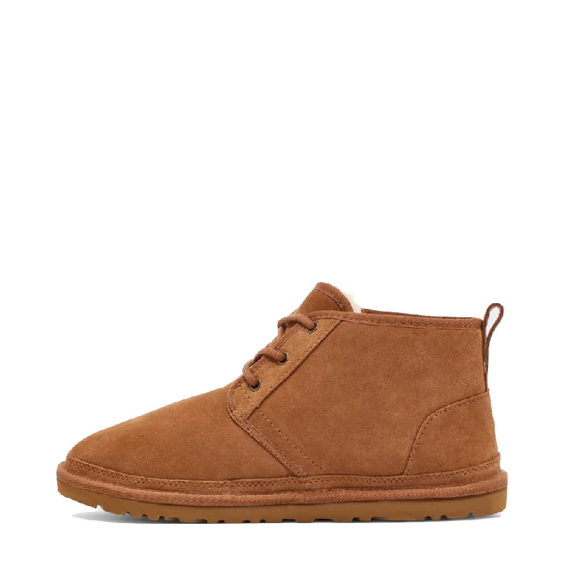 UGG Men's Neumel Chukka Sheepskin Lace Boot in Chestnut