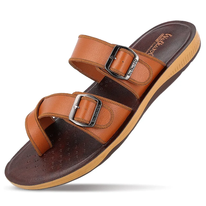 WALKAROO+ MEN SANDALS - WE1341 Brown