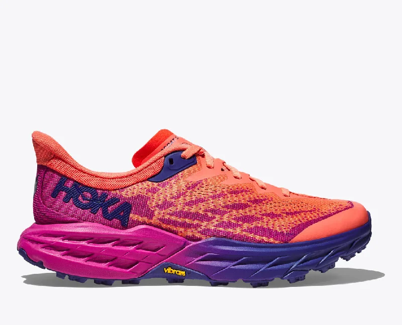 Women's Hoka One One Speedgoat 5, Festival Fuchsia/Camelia, 7 B Medium