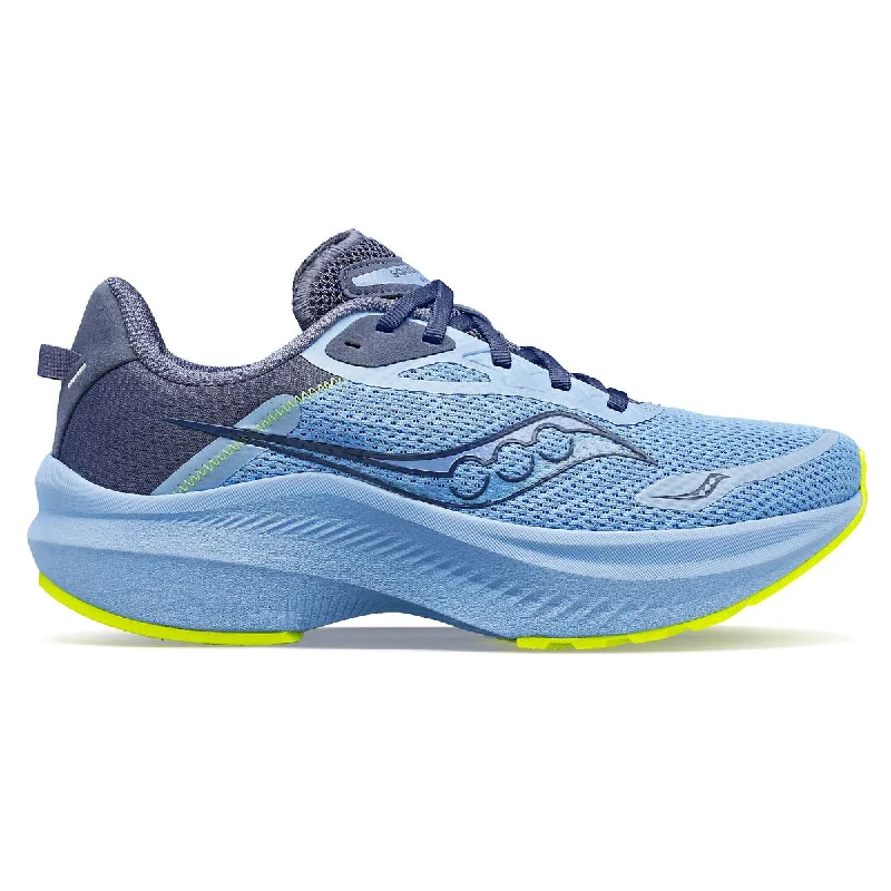 Women's Saucony Axon 3, Ether/Citron, 11 B Medium