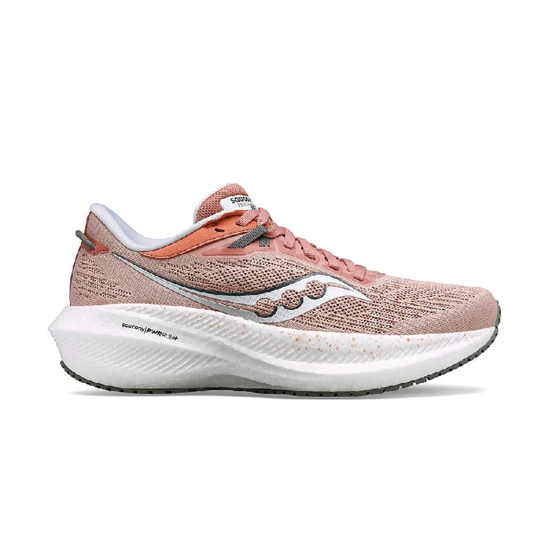 Women's Saucony Triumph 21, Lotus/Bough, 11 D Wide