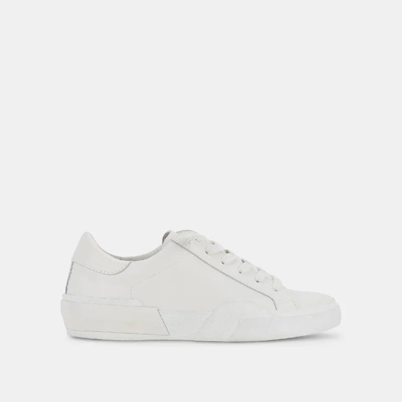 ZINA 360 SNEAKERS WHITE RECYCLED LEATHER